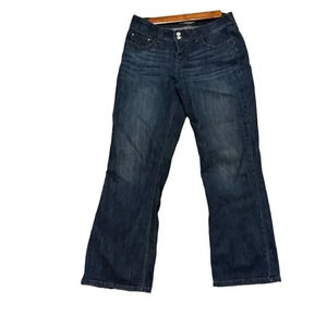 Levi's‎ 526 Womens Stretch Mid Rise Slender Boot Cut Denim Jeans Blue Size 8
